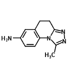 CAS#: 708983-84-0， 1-Methyl-4,5-dihydro[1,2,4]triazolo[4,3-a]quinolin-7-amine