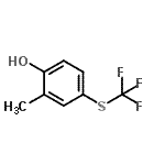 CAS 登录号：709-96-6， 2-甲基-4-[(三氟甲基)硫基]苯酚
