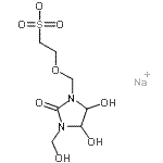 CAS#: 70942-00-6， Sodium 2-{[4,5-dihydroxy-3-(hydroxymethyl)-2-oxo-1-imidazolidinyl]methoxy}ethanesulfonate