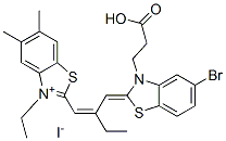 CAS#: 70942-27-7， 2-[2-[[5-Bromo-3-(2-Carboxyethyl)-3H-Benzothiazol-2-Ylidene]Methyl]Buten-1-Yl]-3-Ethyl-5,6-Dimethylbenzothiazolium Iodide
