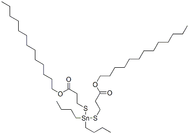 CAS#: 70942-47-1， 5,5-Dibutyl-9-Oxo-10-Oxa-4,6-Dithia-5-Stannatricosanoic Acid Tridecyl Ester