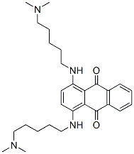 CAS 登录号:70945-53-8, 1,4-二((5-(二甲基氨基)戊基)氨基)-9,10-蒽二酮