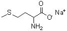 structure of CAS# 70961-46-5, Sodium 2-amino-4-(methylsulfanyl)butanoate;sodium DL-methionate;D-Methionine sodium salt