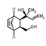CAS#: 709676-09-5， (2S)-2-[(1S,2R,3S,4R)-3-(Hydroxymethyl)bicyclo[2.2.1]hept-5-en-2-yl]-3-buten-2-ol
