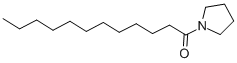 structure of CAS# 70974-45-7, 1-Dodecanoylpyrrolidine;1-1-Pyrrolidinyldodecan-1-One;Nsc60381