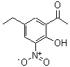 结构式 CAS# 71002-71-6, 1-(5-乙基-2-羟基-3-硝基苯基)乙酮