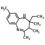 CAS#: 710355-62-7， 2-Ethyl-2,3,4,8-tetramethyl-2,3-dihydro-1H-1,5-benzodiazepine