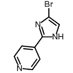 CAS#: 71048-48-1， 4-(4-Bromo-1H-imidazol-2-yl)pyridine