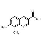 CAS#: 71082-60-5， 7,8-Dimethyl-3-quinolinecarboxylic acid