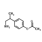 CAS#: 711598-73-1， 4-(1-Amino-2-propanyl)phenyl acetate