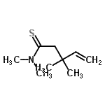CAS#: 71160-76-4， N,N,3,3-Tetramethyl-4-pentenethioamide