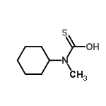 CAS 登录号：71192-99-9， 环己基(甲基)氨基硫代甲酸S-酸