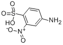 structure of CAS# 712-24-3, 4-Amino-2-Nitro-Benzenesulfonic Acid;4-Amino-2-Nitro-Benzenesulfonic Acid;1-Amino-3-Nitrobenzene-4-Sulfonic Acid;Benzenesulfonic Acid, 4-Amino-2-Nitro-