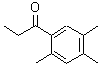 structure of CAS# 71209-72-8, 1-(2,4,5-Trimethylphenyl)-1-propanone;1-(2,4,5-trimethylphenyl)propan-1-one;1-propanone, 1-(2,4,5-trimethylphenyl);1-propanone, 1-(2,4,5-trimethylphenyl)-