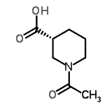 CAS#: 712270-39-8， (3R)-1-Acetyl-3-piperidinecarboxylic acid