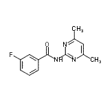 CAS#: 712285-63-7， N-(4,6-Dimethyl-2-pyrimidinyl)-3-fluorobenzamide