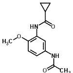 CAS#: 712287-11-1， N-(5-Acetamido-2-methoxyphenyl)cyclopropanecarboxamide