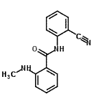 CAS#: 712309-23-4， N-(2-Cyanophenyl)-2-(methylamino)benzamide
