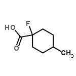 CAS#: 712353-87-2， 1-Fluoro-4-methylcyclohexanecarboxylic acid