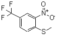 structure of CAS# 71236-96-9, 1-(Methylthio)-2-Nitro-4-(Trifluoromethyl)-Benzene;4-Methylthio-3-Nitrobenzotrifluoride 95%;4-Methylthio-3-Nitrobenzotrifluoride95%;4-METHYLTHIO-3-NITROBENZOTRIFLUORIDE