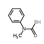 CAS#: 71261-39-7， Methyl(phenyl)carbamothioic S-acid