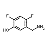 CAS#: 71288-97-6， 5-(Aminomethyl)-2,4-difluorophenol