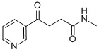 CAS#: 713-05-3， N-Methyl-G-Oxo-3-Pyridinebutanamide