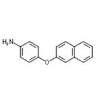 structure of CAS# 71311-83-6, 4-(2-Naphthyloxy)aniline;2-(4-Aminophenoxy)naphthalene;4-(2-Naphthyloxy)aniline hydrochloride;4-(naphthalen-2-yloxy)aniline