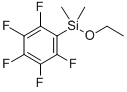 结构式 CAS# 71338-73-3, 1-(乙氧基二甲基硅烷基)-2,3,4,5,6-五氟-苯