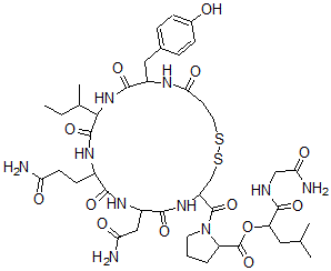 CAS#: 71375-94-5， Deamino-(8alpha-Hydroxyisocaproic Acid)-Oxytocin