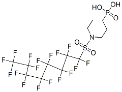CAS#: 71463-78-0， 3-(Ethyl-(1,1,2,2,3,3,4,4,5,5,6,6,7,7,8,8,8-Heptadecafluorooctylsulfonyl)Amino)Propylphosphonic Acid