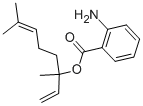 structure of CAS# 7149-26-0, Linalyl Anthranilate;(1,5-Dimethyl-1-Vinyl-Hex-4-Enyl) 2-Aminobenzoate;2-Aminobenzoic Acid (1,5-Dimethyl-1-Vinylhex-4-Enyl) Ester;2-Aminobenzoic Acid (1,5-Dimethyl-1-Vinyl-Hex-4-Enyl) Ester