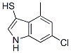CAS#: 71501-26-3， 6-Chloro-4-Methyl-1H-Indole-3-Thiol