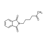 structure of CAS# 71510-41-3, 2-(5-Oxohexyl)-1H-isoindole-1,3(2H)-dione