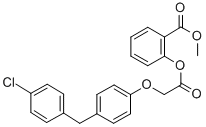 CAS#: 71548-27-1， 2-(((4-((4-Chlorophenyl)Methyl)Phenoxy)Acetyl)Oxy)-Benzoic Acid Methyl Ester