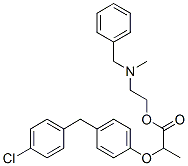 CAS#: 71548-57-7， 2-(Benzyl-Methyl-Amino)Ethyl 2-[4-[(4-Chlorophenyl)Methyl]Phenoxy]Propanoate