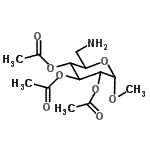 CAS#: 715649-25-5， Methyl 2,3,4-tri-O-acetyl-6-amino-6-deoxyhexopyranoside