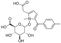structure of CAS# 71595-19-2, Tolmetin Glucuronide;(2S,3S,4S,5R,6S)-3,4,5-Trihydroxy-6-[2-[1-Methyl-5-(4-Methylbenzoyl)Pyrrol-2-Yl]Acetyl]Oxy-Tetrahydropyran-2-Carboxylic Acid;(2S,3S,4S,5R,6S)-3,4,5-Trihydroxy-6-[2-[1-Methyl-5-[(4-Methylphenyl)-Oxomethyl]-2-Pyrrolyl]-1-Oxoethoxy]-2-Tetrahydropyrancarboxylic Acid;(2S,3S,4S,5R,6S)-3,4,5-Trihydroxy-6-[2-[1-Methyl-5-(4-Methylphenyl)Carbonyl-Pyrrol-2-Yl]Ethanoyloxy]Oxane-2-Carboxylic Acid
