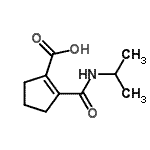 CAS#: 716362-55-9， 2-(Isopropylcarbamoyl)-1-cyclopentene-1-carboxylic acid