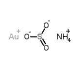 CAS#: 71662-32-3， Ammonium gold(1+) sulfite (1:1:1)