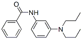structure of CAS# 71673-07-9, N-[3-(Dipropylamino)Phenyl]Benzamide;3-Benzamido-N,N-Dipropylaniline;Benzamide, N-(3-(Dipropylamino)Phenyl)-