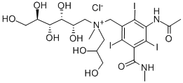 CAS#: 71746-11-7， N-(3-Acetamido-5-(Methylcarbamoyl)-2,4,6-Triiodobenzyl )-N-(2,3-Dihydroxypropyl)-N-Methyl-D-Glucammonium Chloride