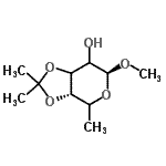 CAS#: 71772-35-5， Methyl 6-deoxy-3,4-O-isopropylidene-beta-L-glycero-hexopyranoside