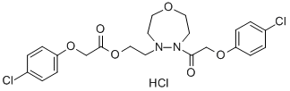 CAS#: 71783-92-1， (4-Chlorophenoxy)-Acetic Acid 2-(5-((4-Chlorophenoxy)Acetyl)Tetrahydro-1,4,5-Oxadiazepin-4(5H)-Yl)Ethyl Ester Monohydrochloride