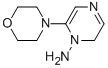 structure of CAS# 717847-03-5, 6-(4-Morpholinyl)Pyrazinamine;6-(Morpholin-4-Yl)Pyrazin-2-Amine;6-(4-MORPHOLINYL)PYRAZINAMINE;6-Morpholinopyrazin-2-Amine