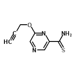 CAS#: 717848-05-0， 6-(2-Propyn-1-yloxy)-2-pyrazinecarbothioamide