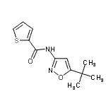 CAS#: 717857-76-6， N-[5-(2-Methyl-2-propanyl)-1,2-oxazol-3-yl]-2-thiophenecarboxamide