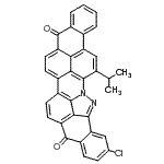 CAS#: 71786-28-2， 13-Chloro-17-isopropylanthra[2,1,9-mna]benzo[6,7]indazolo[2,3,4-fgh]acridine-5,10-dione