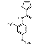 CAS#: 717868-83-2， N-(4-Methoxy-2-methylphenyl)-2-thiophenecarboxamide