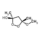CAS#: 717888-68-1， (3R,5R)-5-Methoxy-3,5-dimethyl-1,2-dioxolan-3-ol
